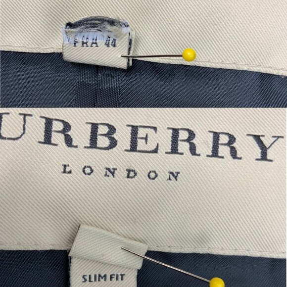 Burberry Prorsum Black Cashmere Blend Pleated Midi Length Trench Coat M - Picture 15 of 16